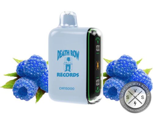 Death Row Records DR 15000 Puffs Disposable Blue Raspberry
