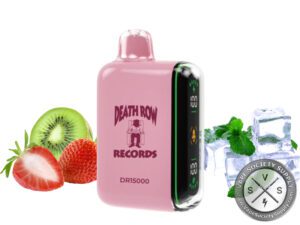 Death Row Records DR 15000 Puffs Disposable Strawberry Kiwi Ice