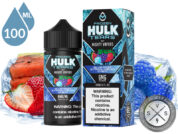 Frozen Blue Razz Straw-Melon Chew HULK TEARS by MIGHTY VAPORS