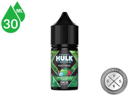 Frozen Green Apple Straw-Melon Chew Hulk Tears Salt bottle