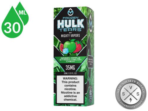 Frozen Green Apple Straw-Melon Chew Hulk Tears Salt box
