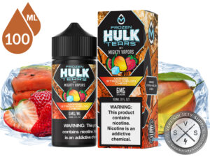 Frozen Mango Straw-Melon Chew HULK TEARS by MIGHTY VAPORS