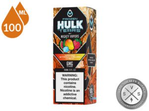 Frozen Mango Straw-Melon Chew HULK TEARS by MIGHTY VAPORS box
