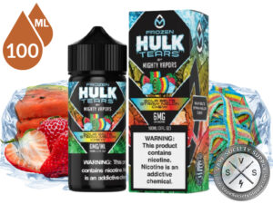 Frozen Sour Belt Straw-Melon Chew HULK TEARS by MIGHTY VAPORS