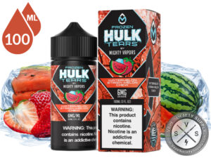 Frozen Watermelon Straw-Melon Chew HULK TEARS by MIGHTY VAPORS