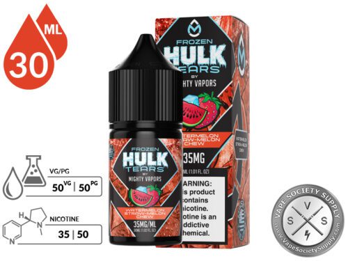 Frozen Watermelon Straw-Melon Chew Hulk Tears Salt info