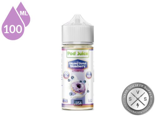 Glazed Donut Blueberry POD JUICE bottle