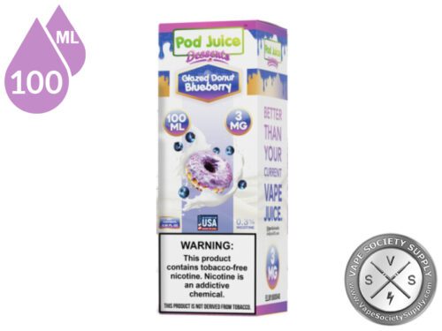 Glazed Donut Blueberry POD JUICE box