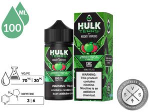 Green Apple Straw-Melon Chew HULK TEARS by MIGHTY VAPORS inf