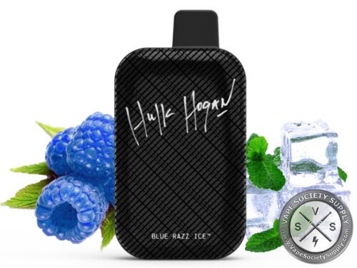 Hulk Hogan Hollywood Disposable Vape - 8000 Puffs Blue Razz Ice