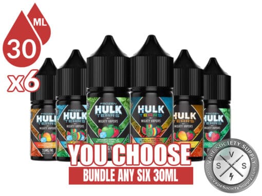 Hulk Tears Salt Bundle 6 30ml (180ml)