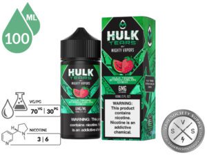 Hulk Tears Straw-Melon Chew HULK TEARS by MIGHTY VAPORS info