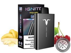 IGNITE V80 Disposable 8000 Puffs Banana Cherry