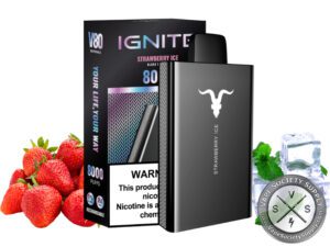 IGNITE V80 Disposable 8000 Puffs Strawberry ICe