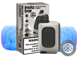InstaBar WT15000 Puffs Blue Cotton Candy