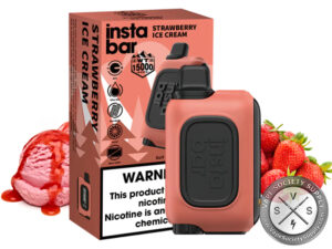 InstaBar WT15000 Puffs Strawberry Ice cream