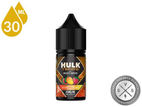 Mango Straw-Melon Chew Hulk Tears Salt bottle