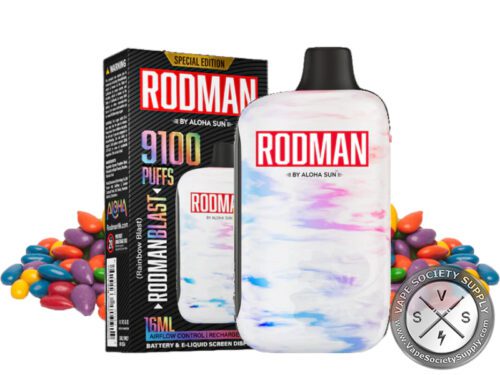 RODMAN By Aloha Sun 9100 Puffs Disposable Rainbow Blast