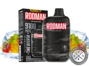 RODMAN By Aloha Sun 9100 Puffs Disposable The Worm