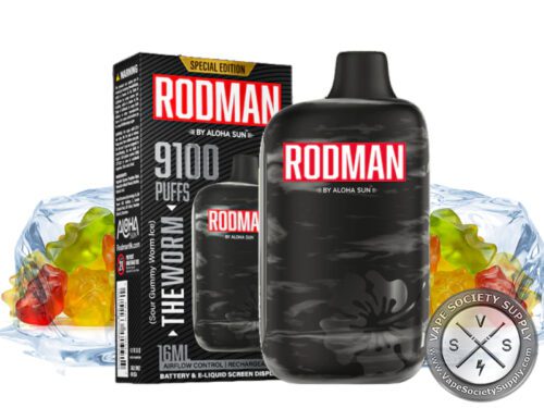 RODMAN By Aloha Sun 9100 Puffs Disposable The Worm