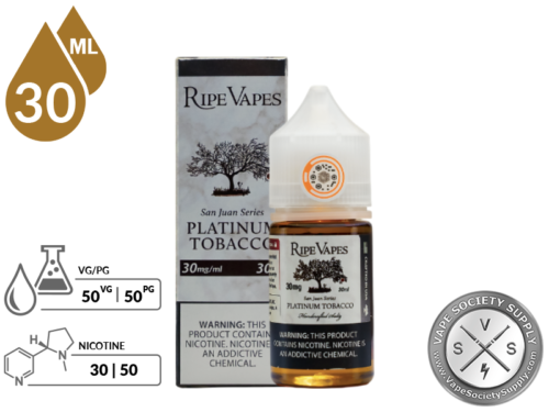 San Juan Platinum Ripe Vapes Handcrafted Saltz