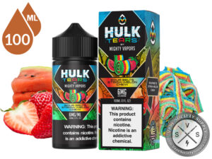 Sour Belt Straw-Melon Chew HULK TEARS by MIGHTY VAPORS