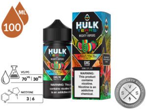 Sour Belt Straw-Melon Chew HULK TEARS by MIGHTY VAPORS info