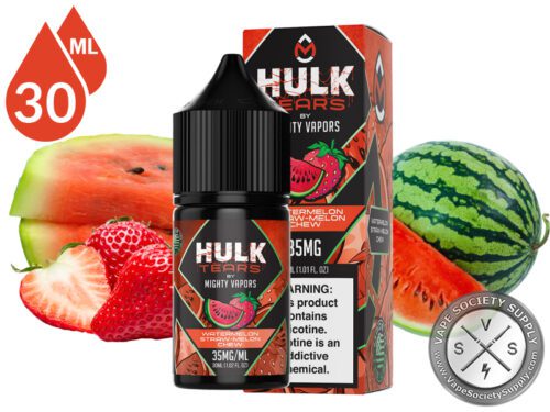 Watermelon Straw-Melon Chew Hulk Tears Salt