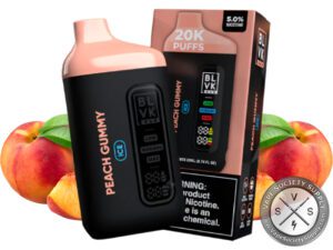 BLVK BAR 20000 PUFF Peach Gummy
