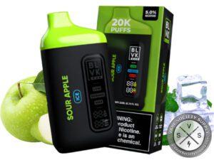 BLVK BAR 20000 PUFF Sour Apple Ice