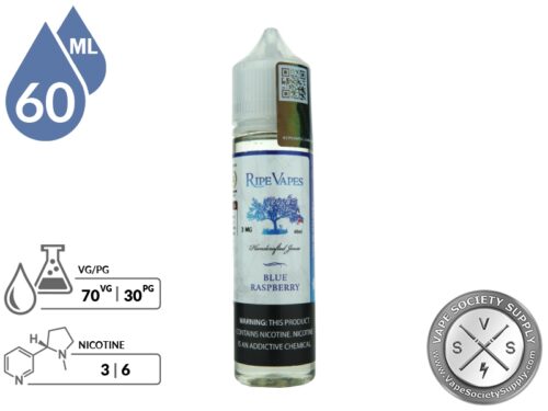 Blue Raspberry RIPE VAPES E-Liquid info (1)