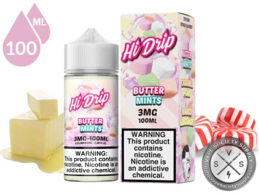 Butter Mints HI DRIP E-Liquids
