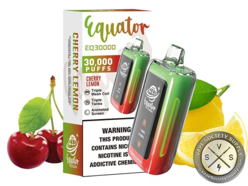 Equator EQ30000 Puffs Disposable Cherry Lemon