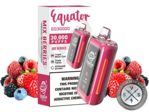 Equator EQ30000 Puffs Disposable Mix Berries
