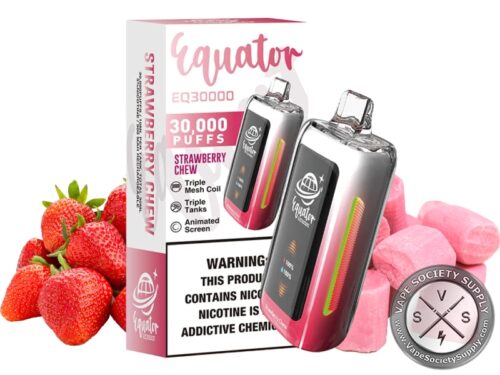 Equator EQ30000 Puffs Disposable Strawberry Chew