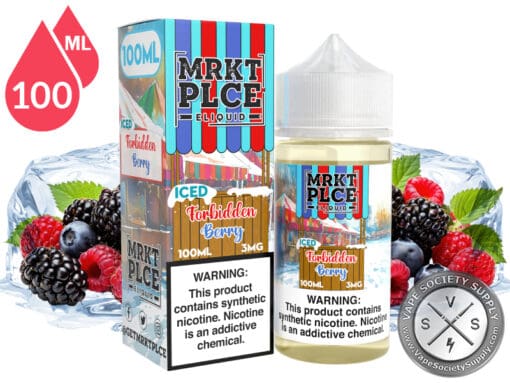 Iced Forbidden Berry MRKT PLCE 100ml