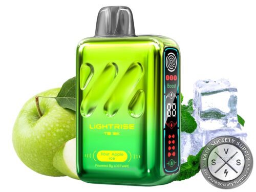 Lost Vape Lightrise TB 18K Vape Disposable Sour Apple Ice