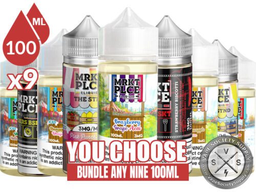 MRKT PLCE Vape Juice Bundle 9 100ml (900ml)