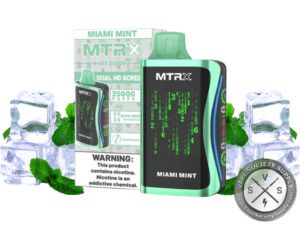 MTRX MX 25000 Puff Vape Disposable Miami Mint