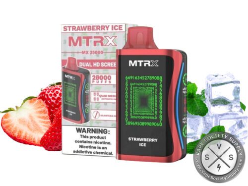 MTRX MX 25000 Puff Vape Disposable Strawberry Ice