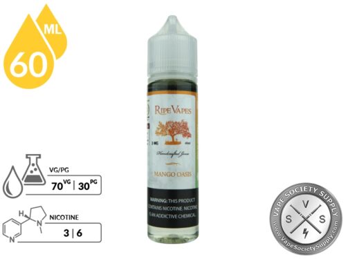 Mango Oasis RIPE VAPES E-Liquid info (1)