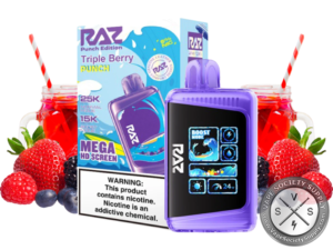 RAZ LTX Disposable Vape _ 25k Puffs Triple Berry Punch