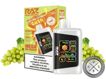 RAZ LXT Disposable Vape _ 25k Puffs White Grape Gush