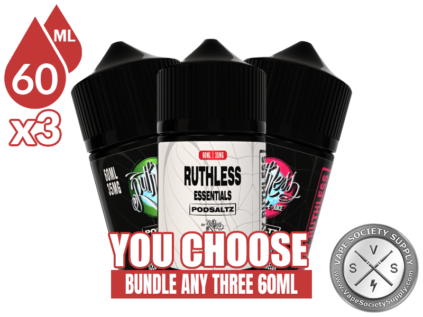 Ruthless Pod Saltz Bundle 3 60ml (180ml)