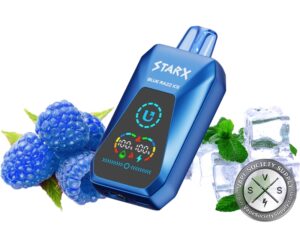 STARX S20000 Smart Touch Screen Disposable Powered By UPENDS Blue Razz Ice