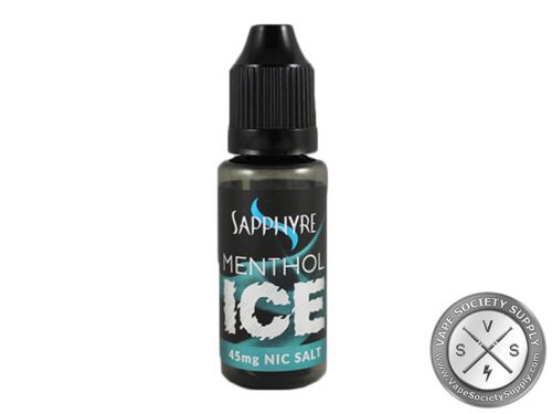 Sapphyre Salt Nic Concentrated Nic Salt Solution 3ml - Menthol Ice
