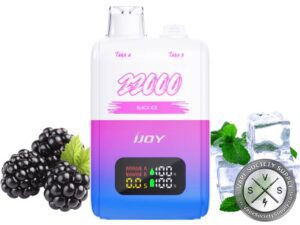 iJoy SD22000 Puffs Disposable With Double Tank Black Ice