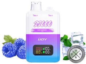 iJoy SD22000 Puffs Disposable With Double Tank Blue Raspberry Ice