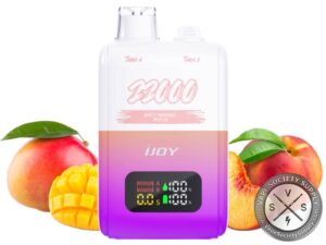 iJoy SD22000 Puffs Disposable With Double Tank Juicy Mango Peach