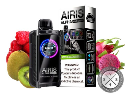 AIRIS Alpha Touch 20K Puffs Disposable Vape Kiwi Dragon Berry